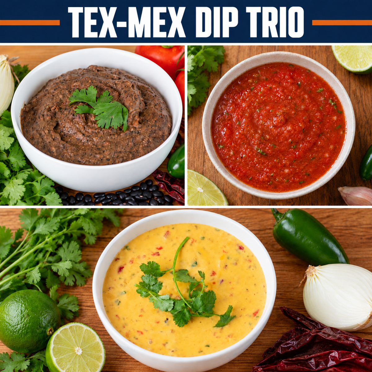 Tex-Mex Dip Trio