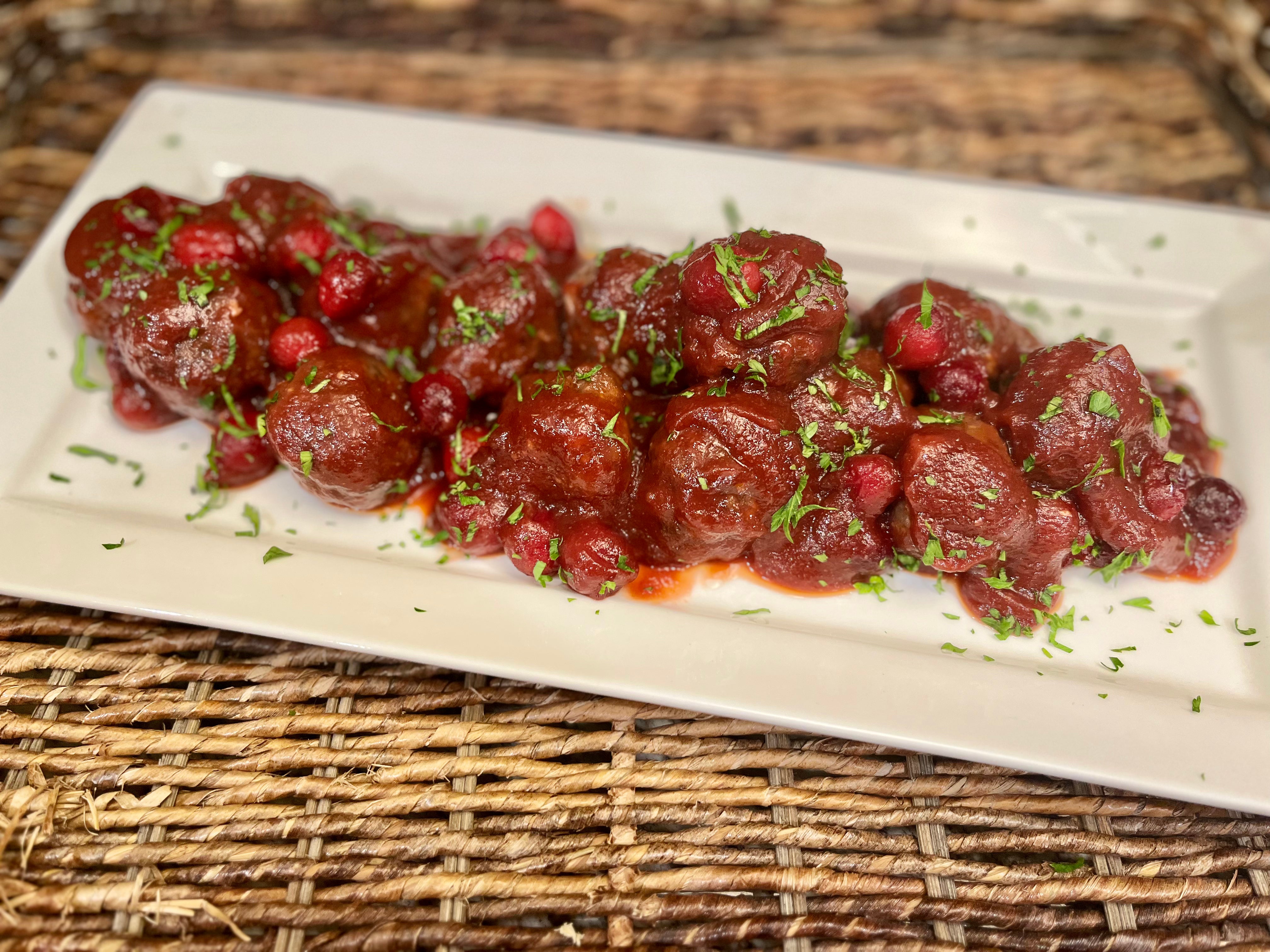 Cranberry Chili Meatballs