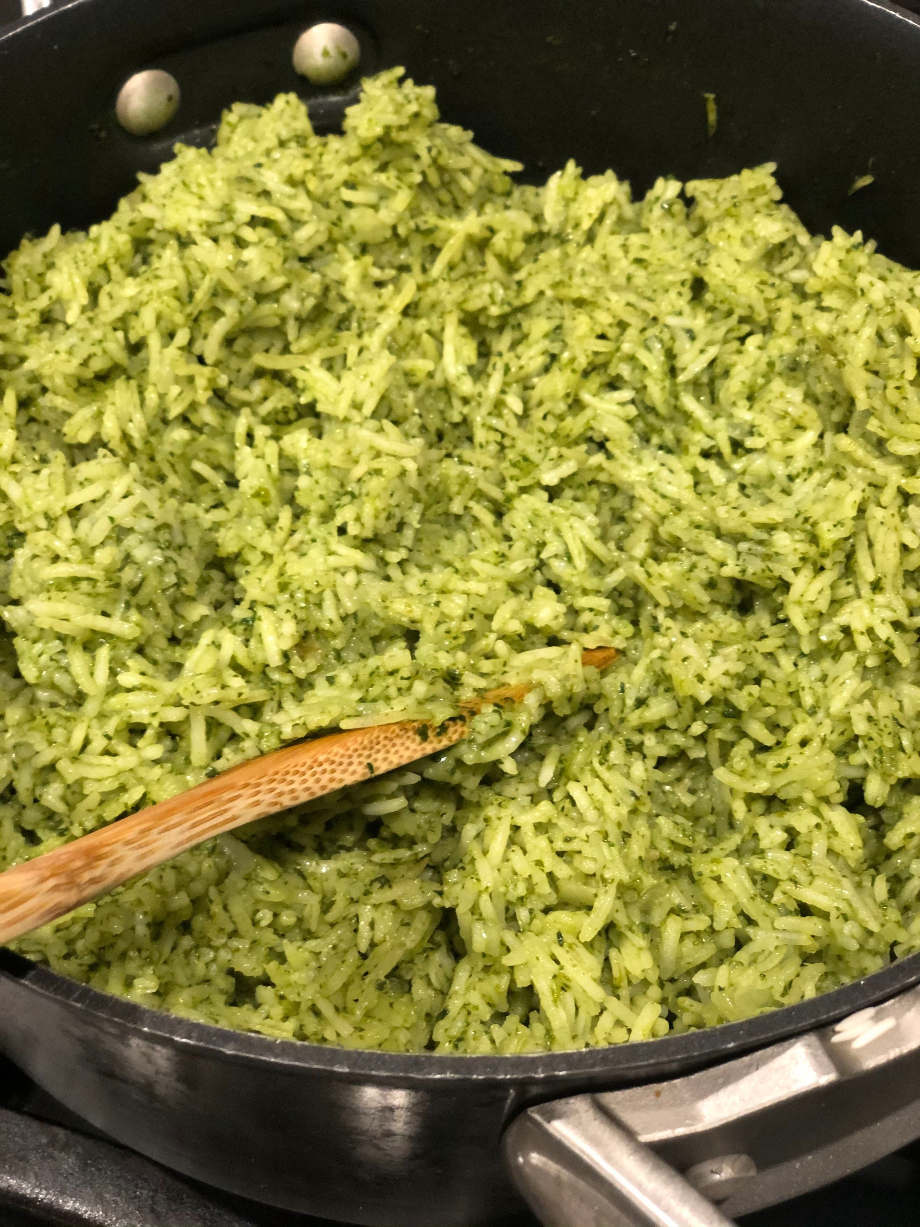 Cilantro Rice. (Serves 4)