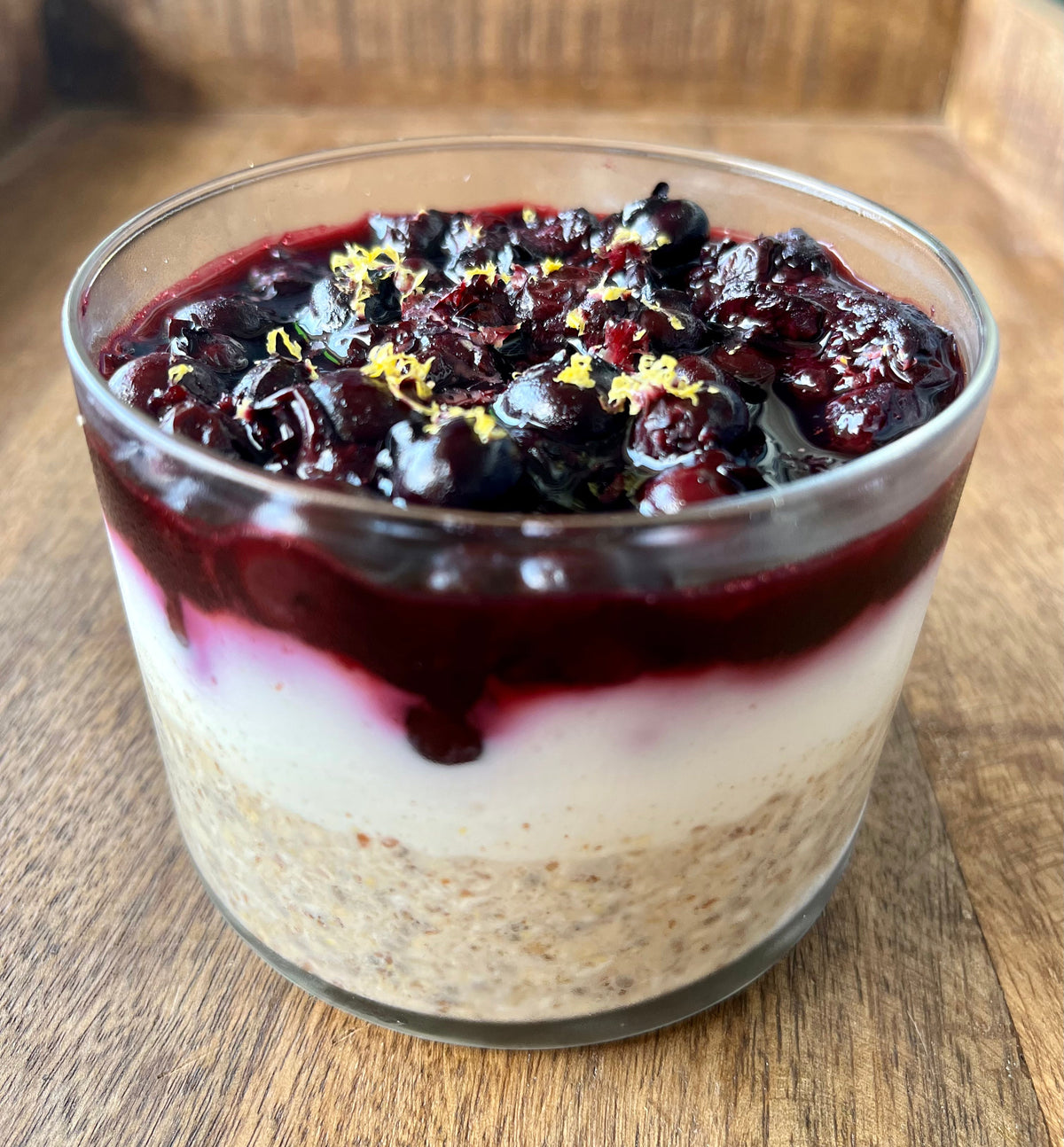 Overnight Blueberry Oats (Serves 1)