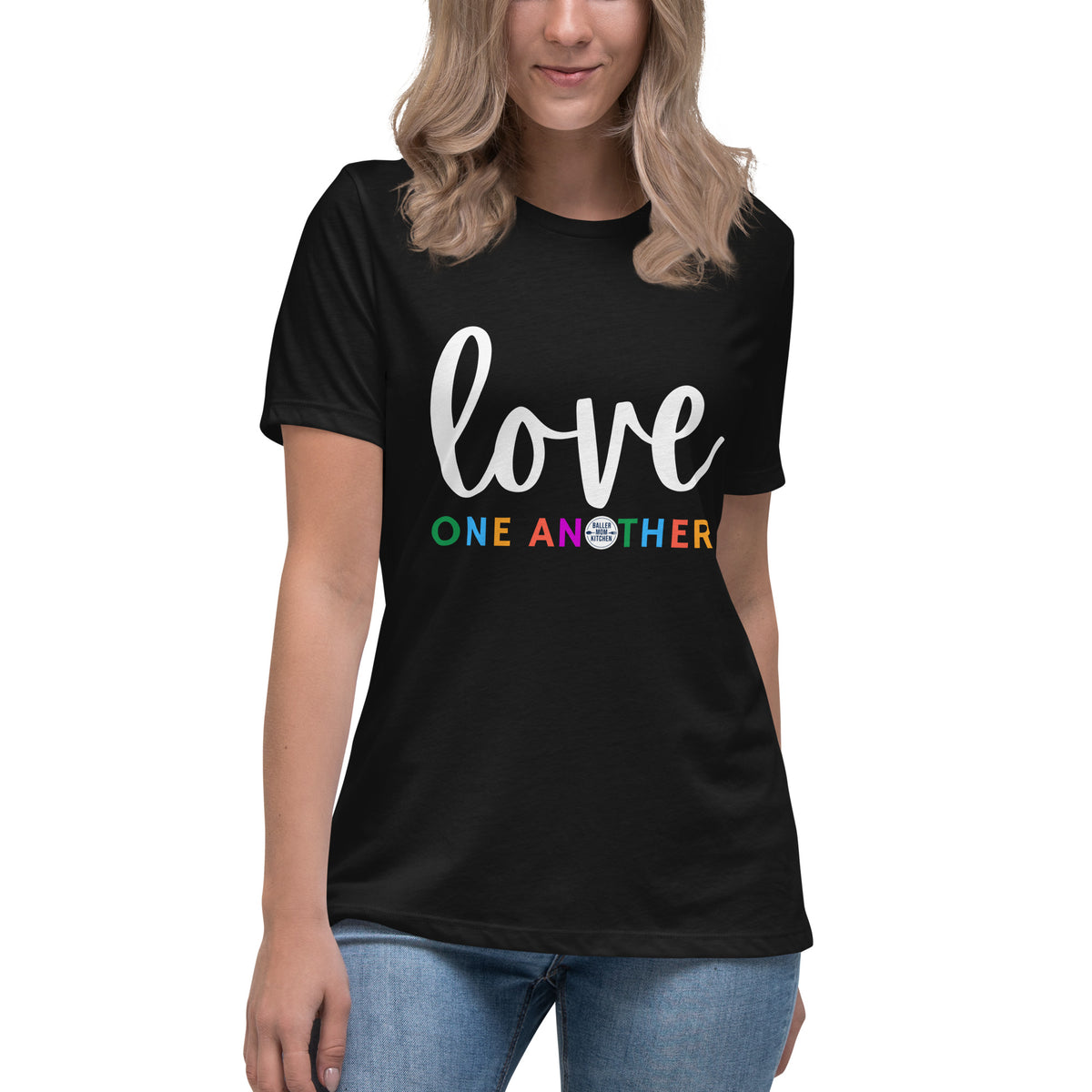 Women's Love One Another T-Shirt (front)