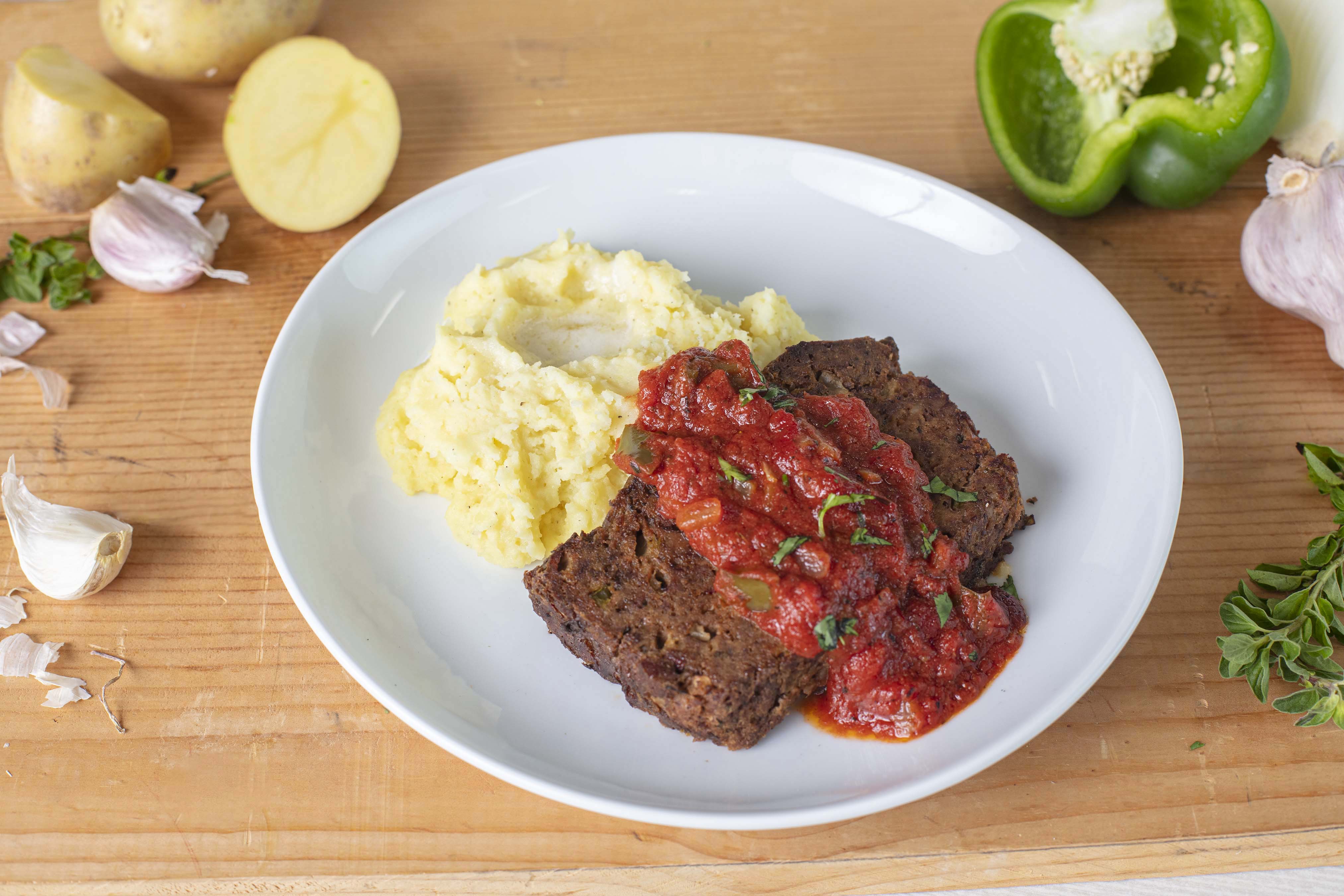 Sneaky Meatloaf (Serves 1 or 4)