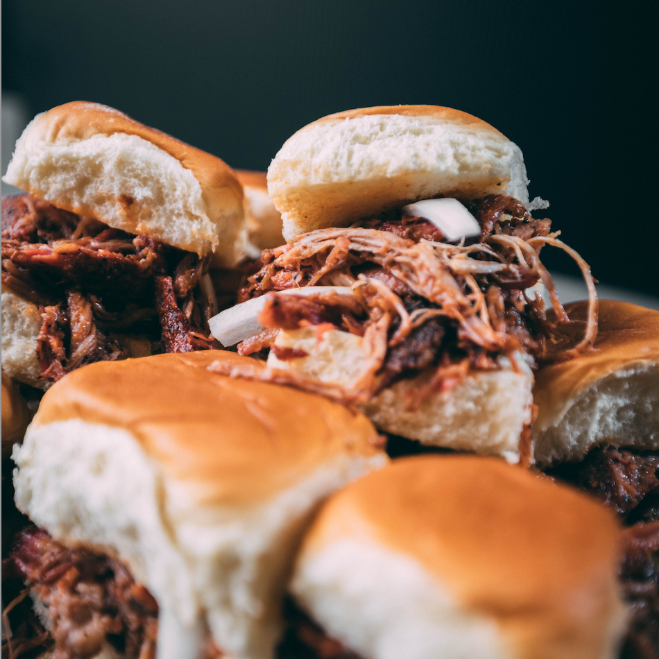 Pulled Pork Sliders (Serves 4)