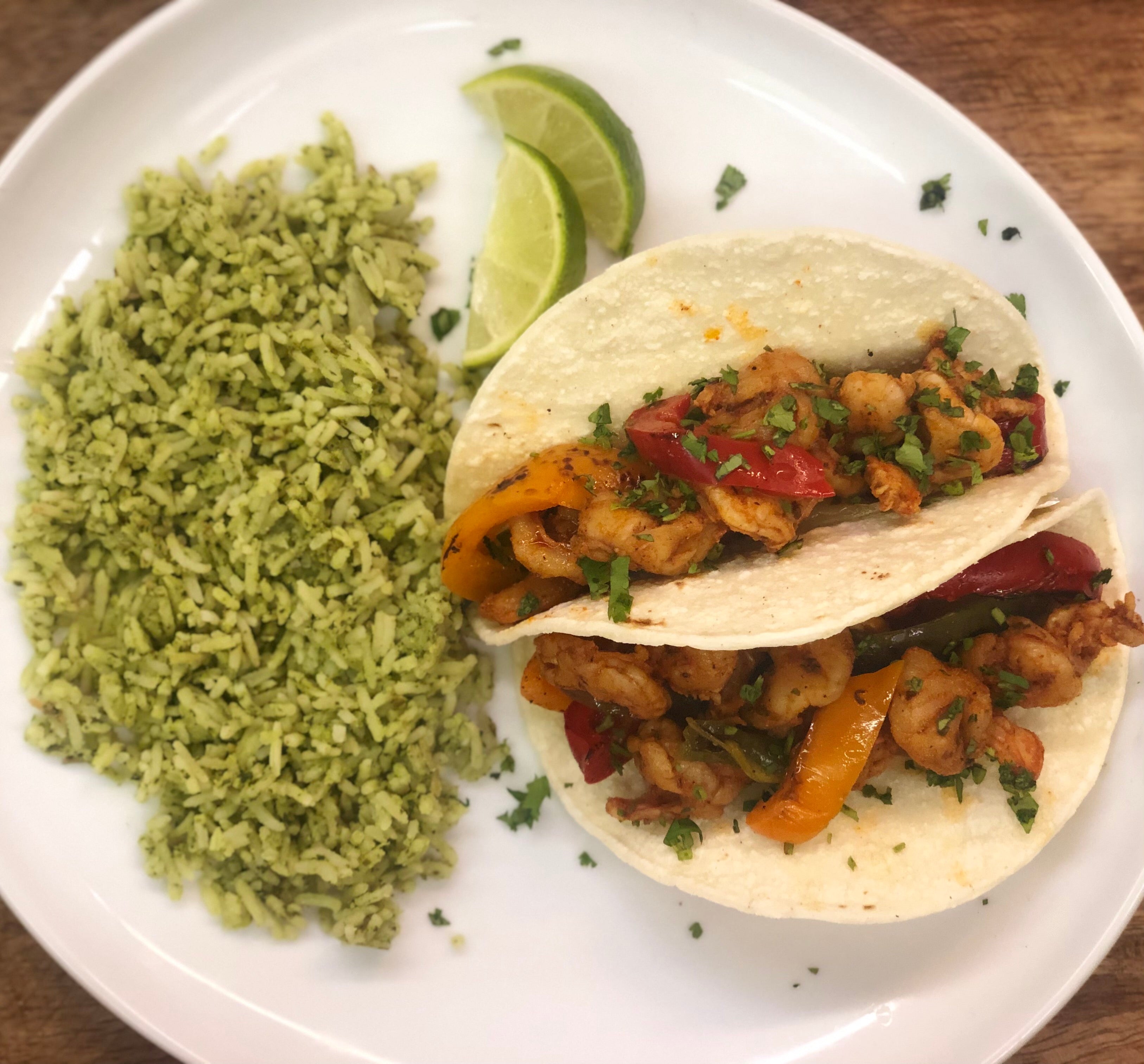 Shrimp Tacos (Serves 4)