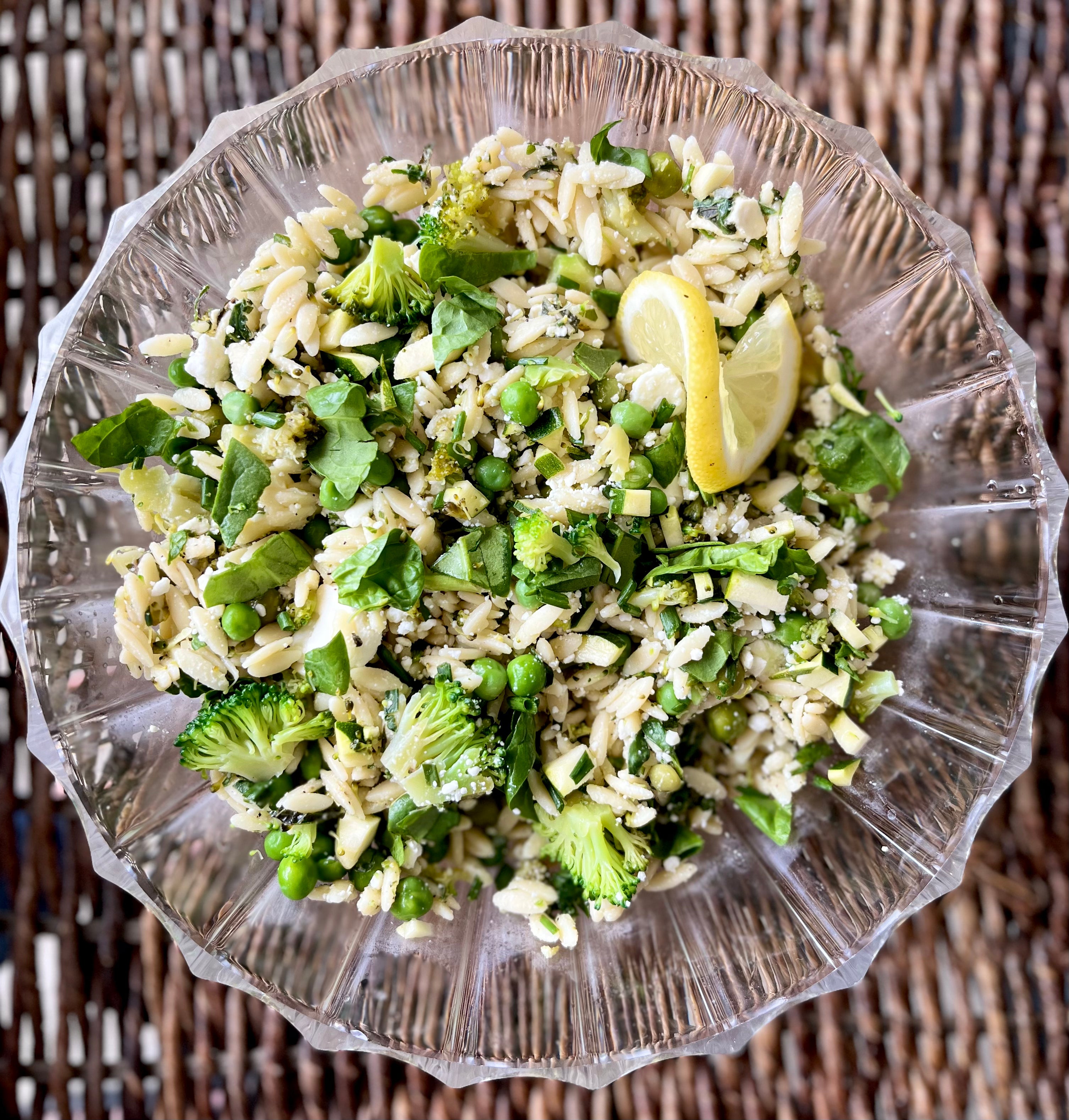 Garden Orzo Pasta Salad